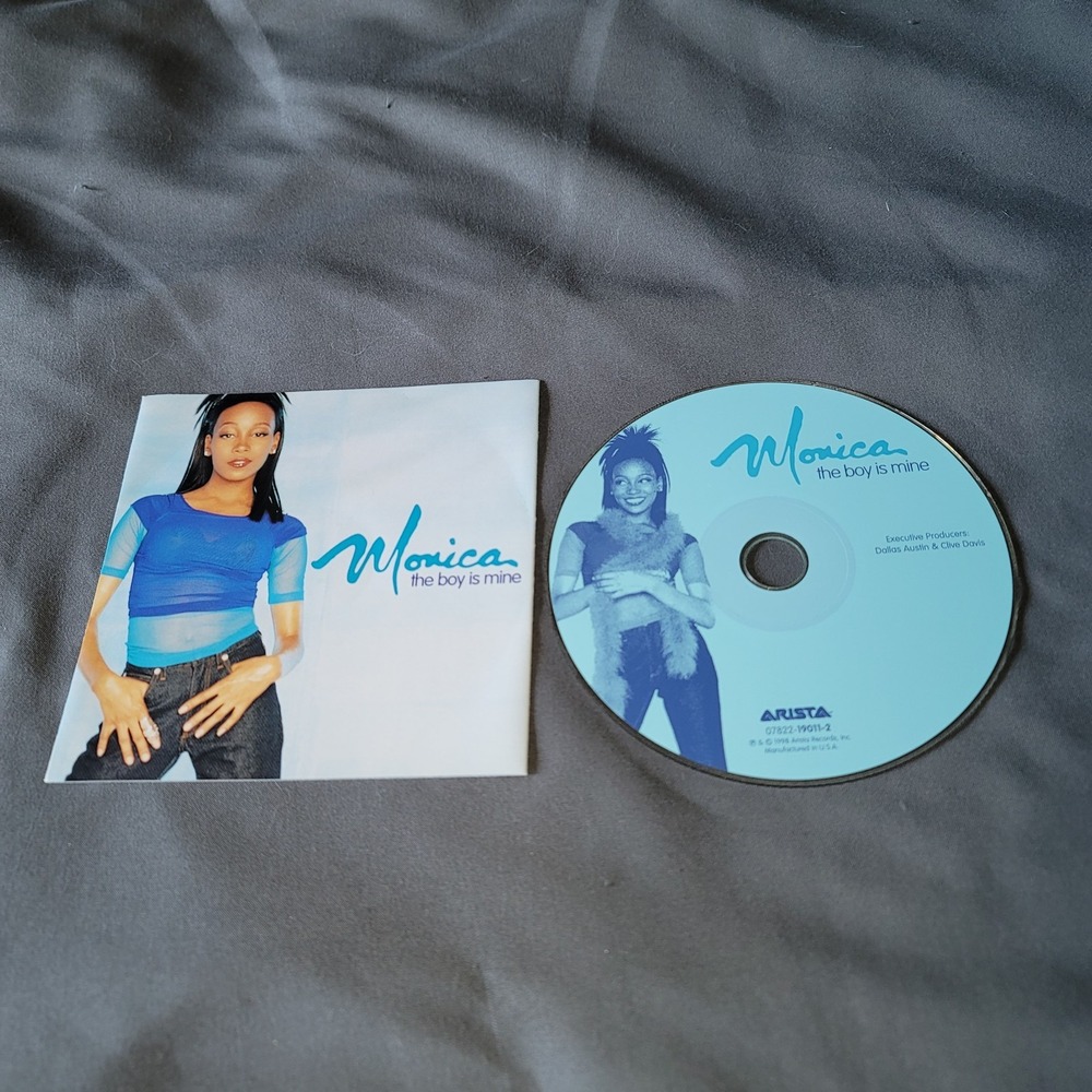 Monica The Boy‎ Is Mine CD 1998 Angel of Mine, Take Him Back, Misty Blue NO CASE